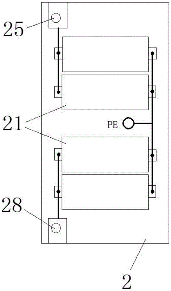 一种板载放电电阻、Y电容与铜排的集成主驱控制器的制作方法