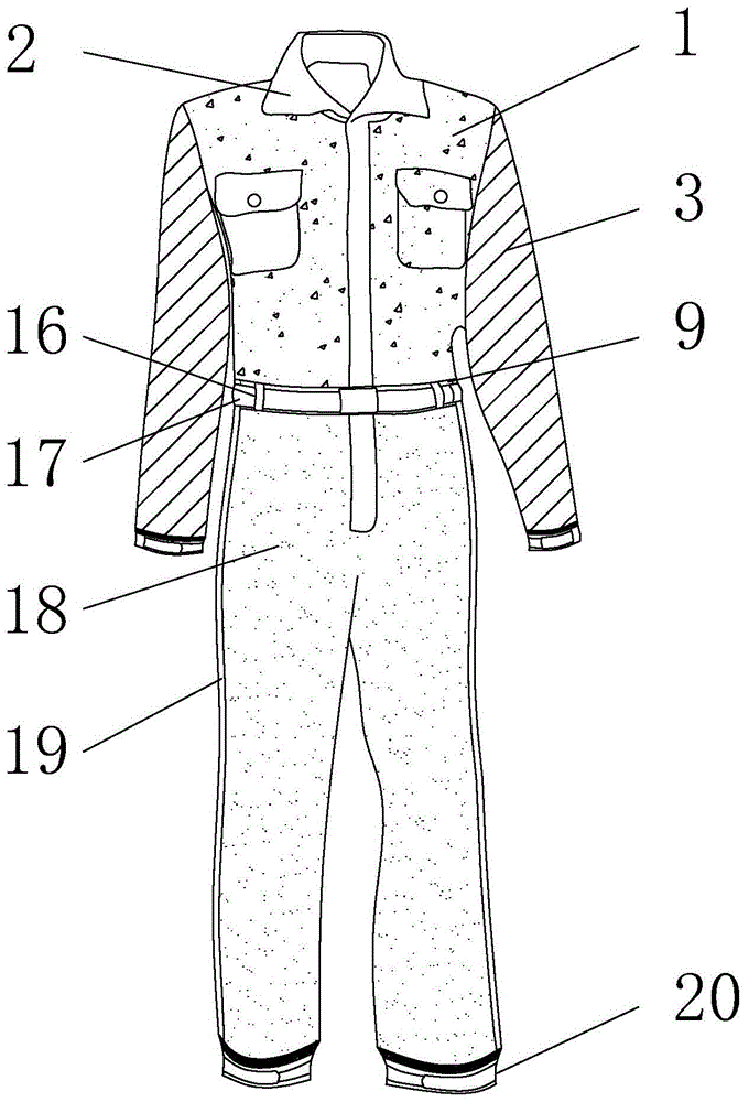 一种劳保防护服的制作方法