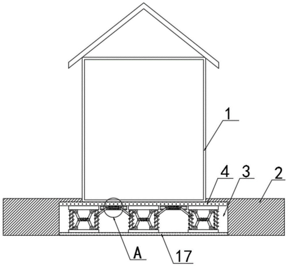 一种具有减震效果的建筑房屋结构的制作方法
