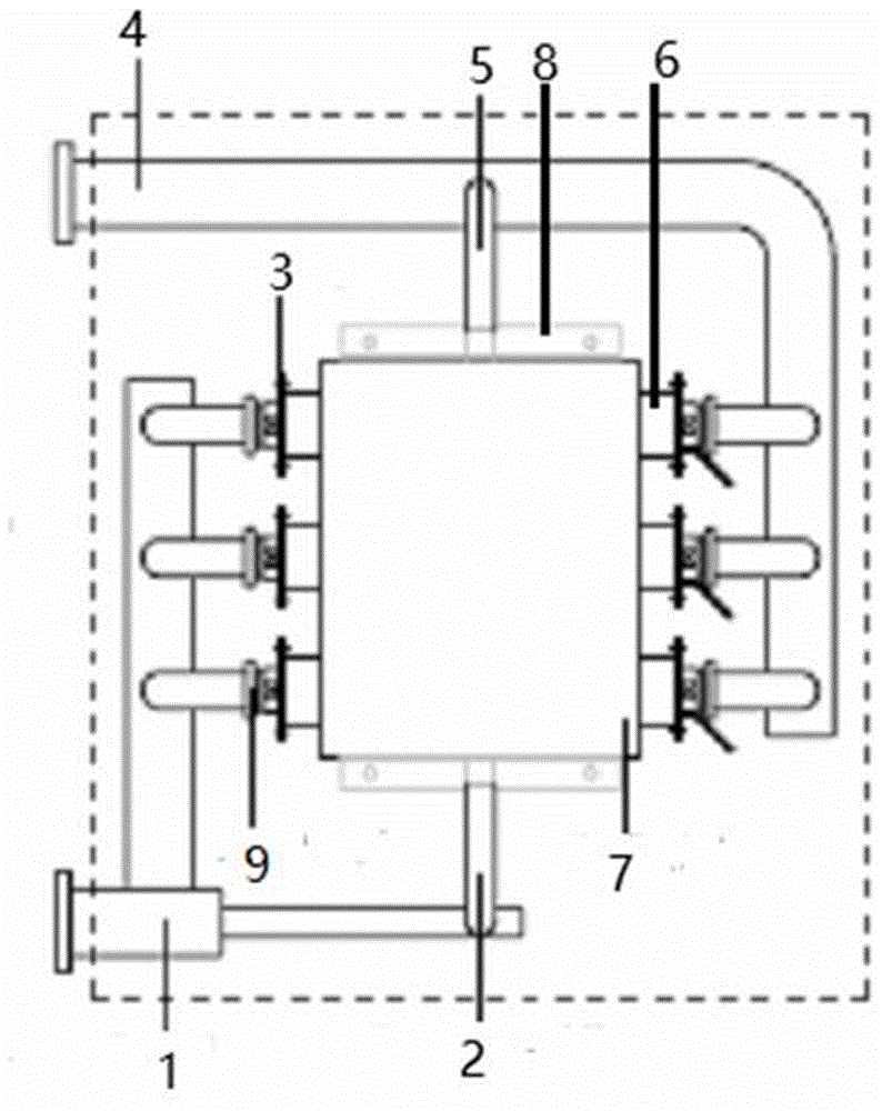 联体多管PTC半导体通水加热管热能回收方法及装置与流程