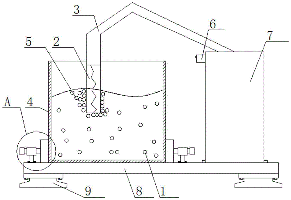 AGV机器人方型炉扒渣装置的制作方法