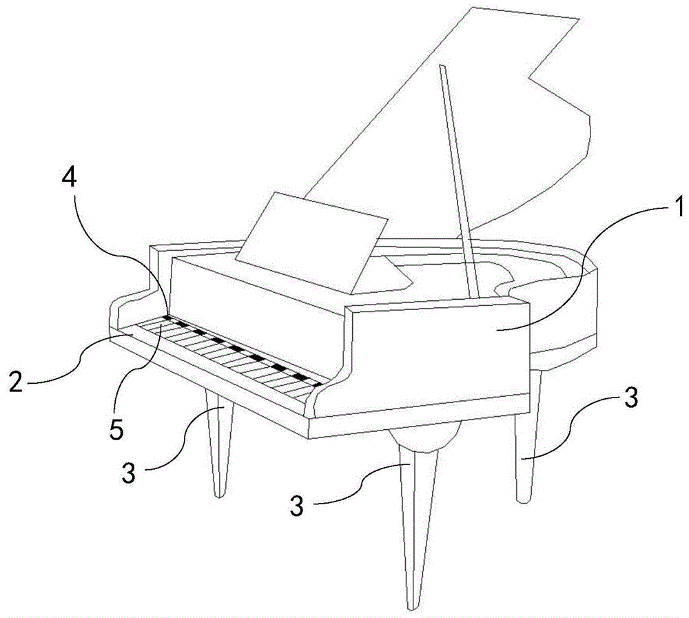 一种钢琴的制作方法