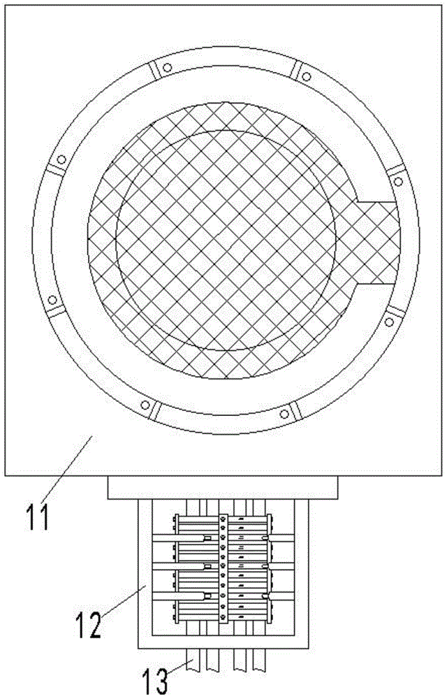 用于钢壳炉进线电缆架组件的制作方法