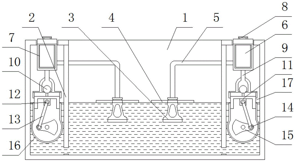 一种用于玻璃钢化粪池的蓄水池的制作方法