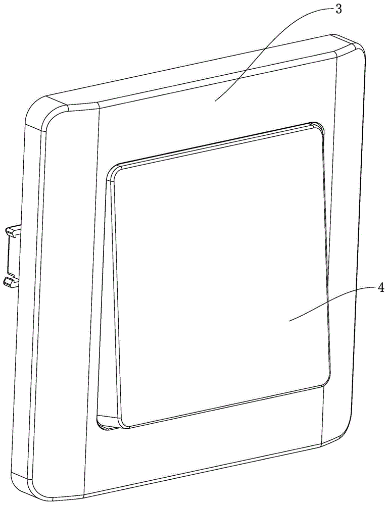 一种新型扣合安装结构的墙面开关的制作方法