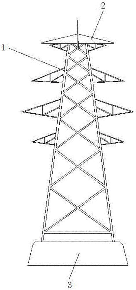 一种防自然灾害式高压输电铁塔的制作方法
