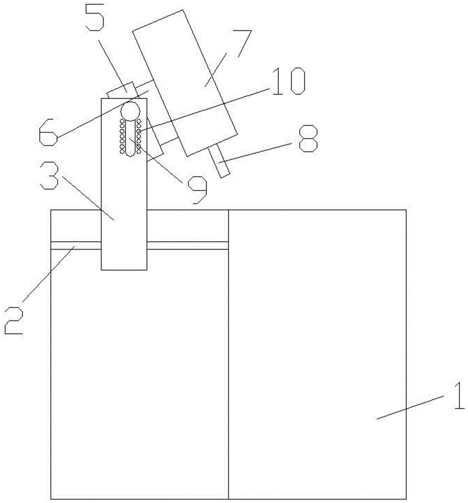 一种橱柜斜板开槽用改进型设备的制作方法