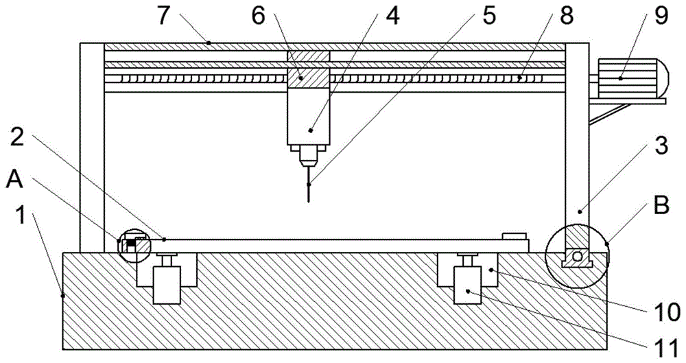 一种家具木板开槽加工装置的制作方法