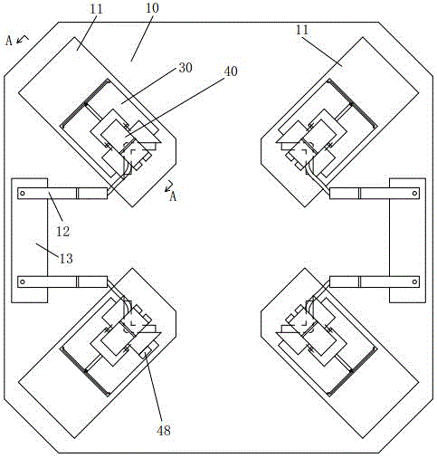 正方形框板定位成型装置的制作方法
