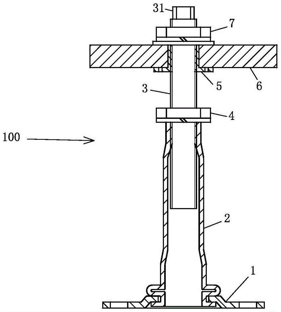 带有干燥剂的室内架空地板结构的制作方法