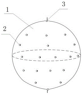 一种档距中央防雷反冲引雷球的制作方法