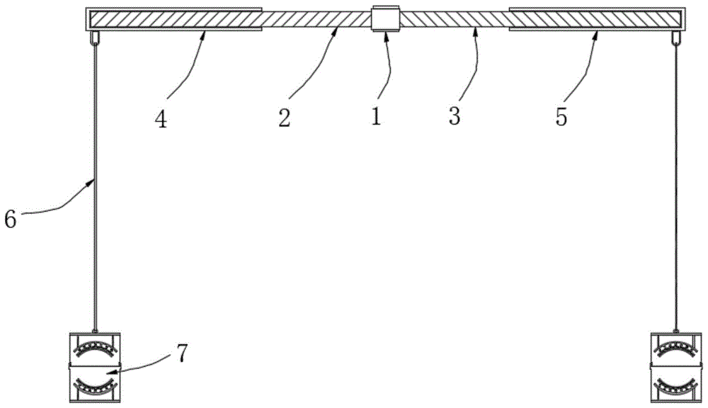 一体式风电叶片腹板的吊运钢架的制作方法