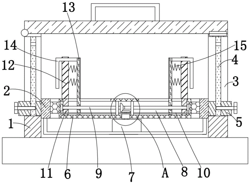 一种盆地三维建模用的模型展示装置的制作方法