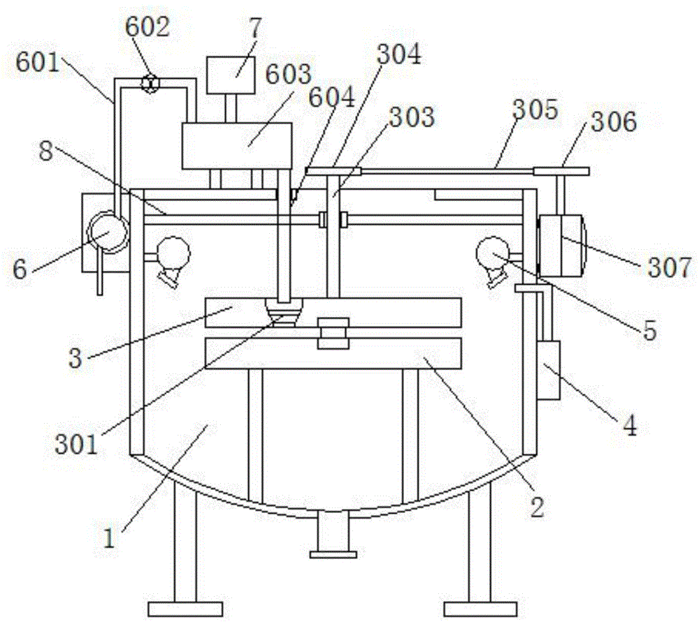 一种盘磨机恒量定压打浆装置的制作方法