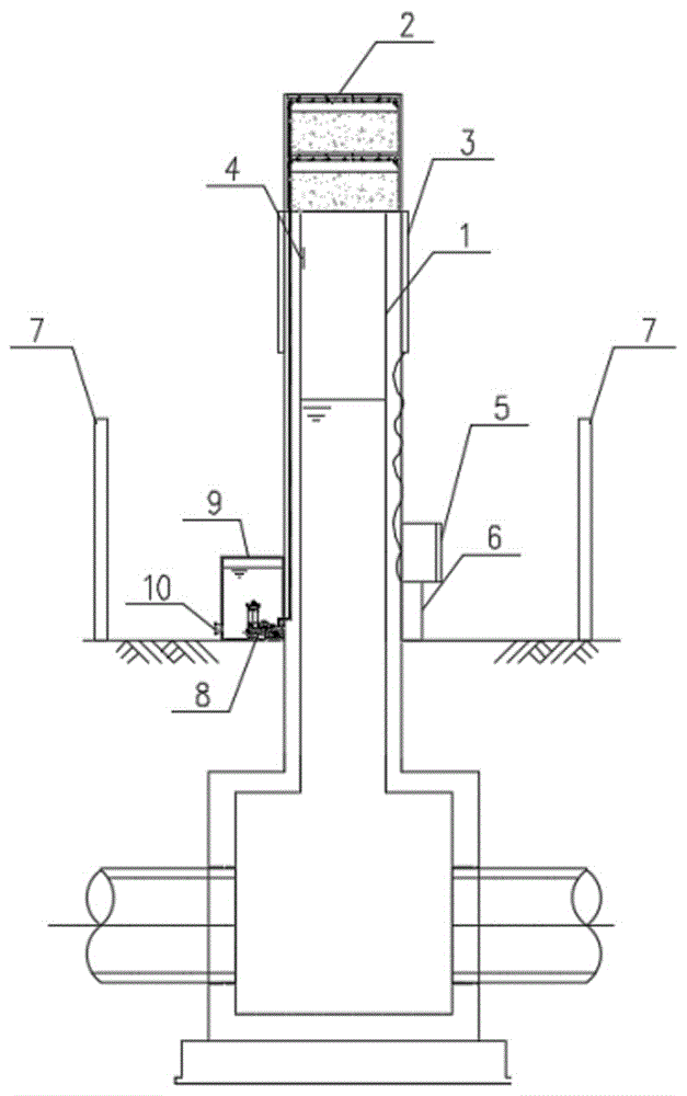 一种原位再生吸附除臭型污水压力管道透气装置的制作方法