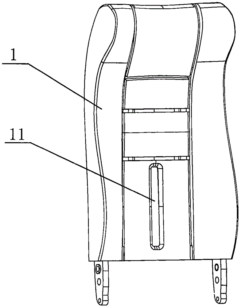 一种超薄的客车座椅靠背的制作方法