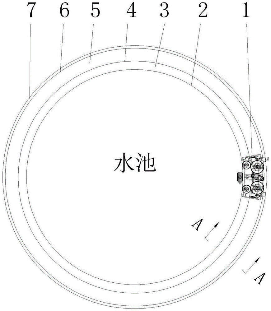 一种用于污水处理水池中的清扫污垢机器人的制作方法