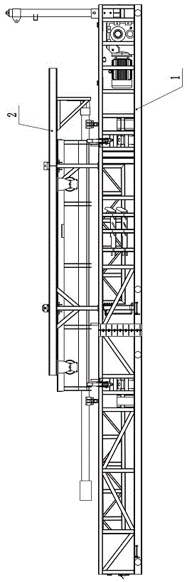 一种绷绳式动力猫道管具夹持机构的制作方法