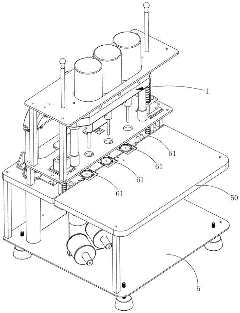 一种具有导电胶垫转动机构的线装式装订机的制作方法