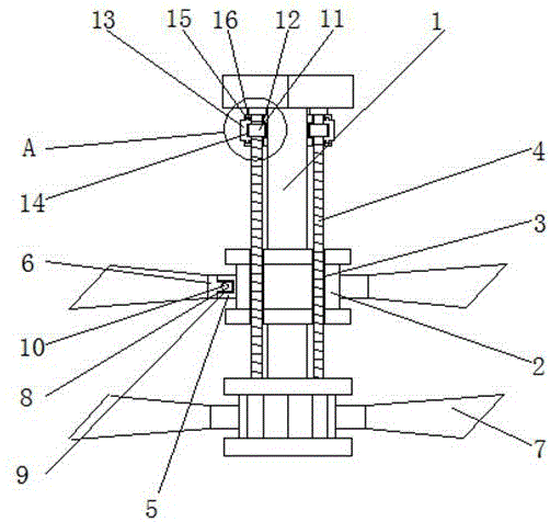 一种分散机设备用可对分散片间距进行调节的机构的制作方法