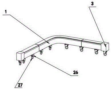 一种随意弯窗帘轨道的制作方法