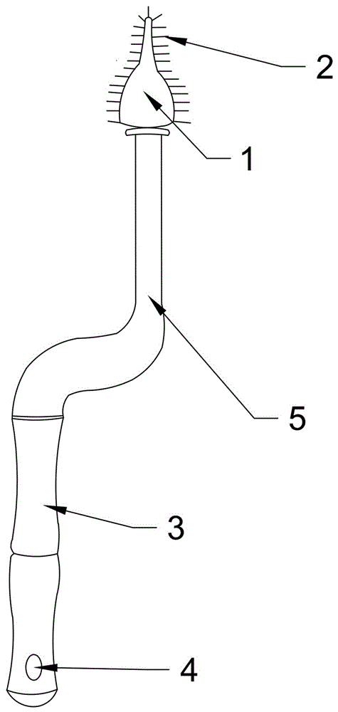 一种洁牙柄专用清洗刷的制作方法
