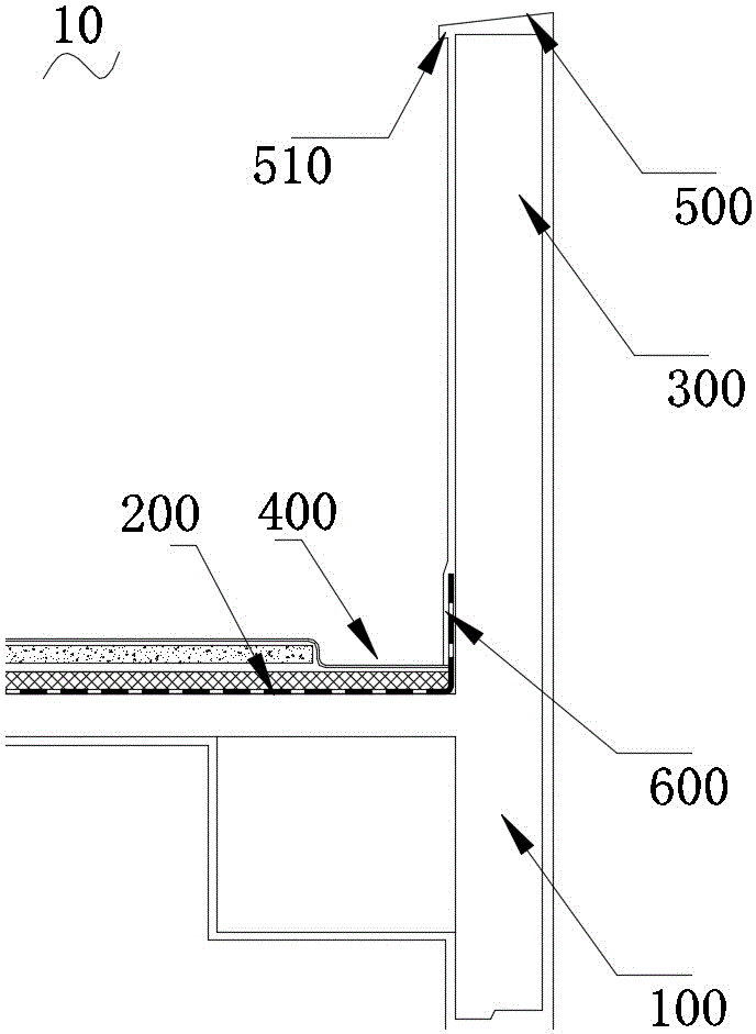 建筑楼顶防水隔热结构的制作方法