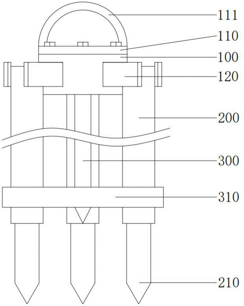 一种自动保持垂直的工程测量标杆的制作方法