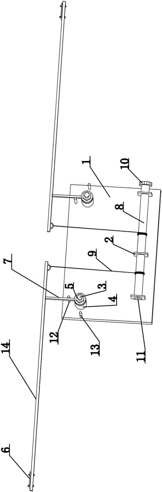 一种局部放电巡检定位用天线阵列的可折叠装置的制作方法