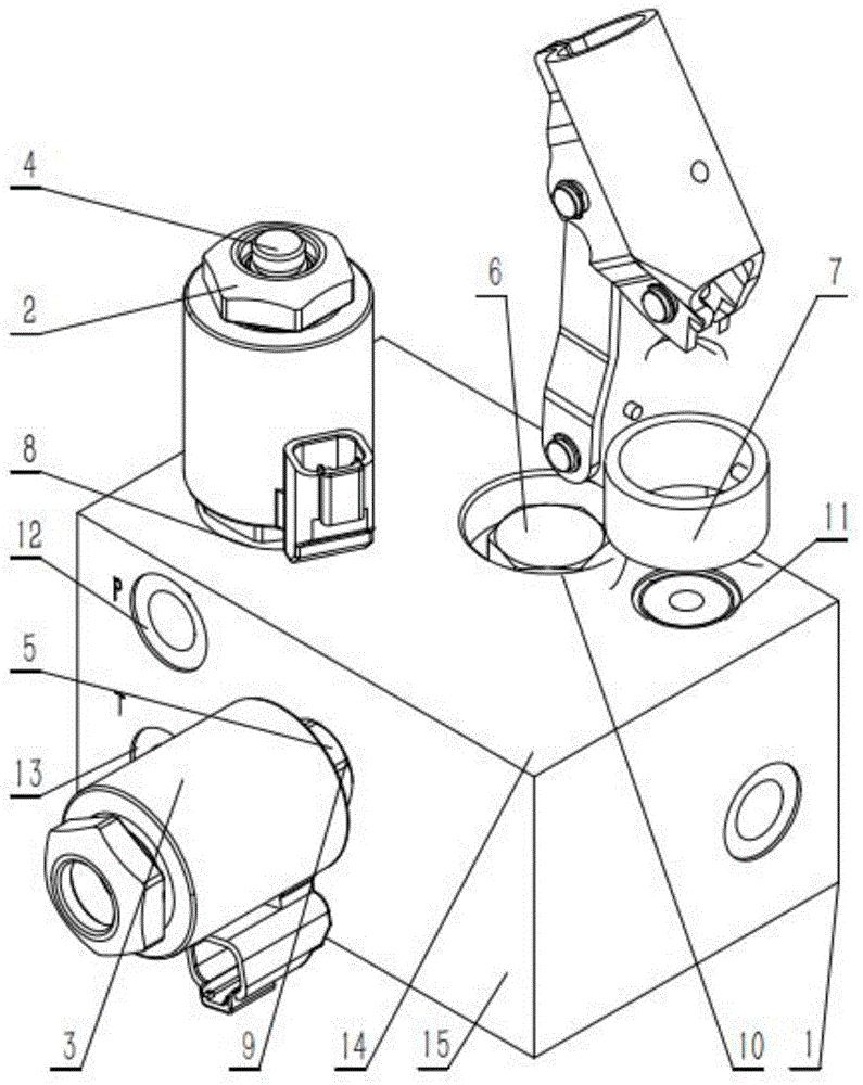 一种集成式制动控制阀组及井下铲运车的制作方法