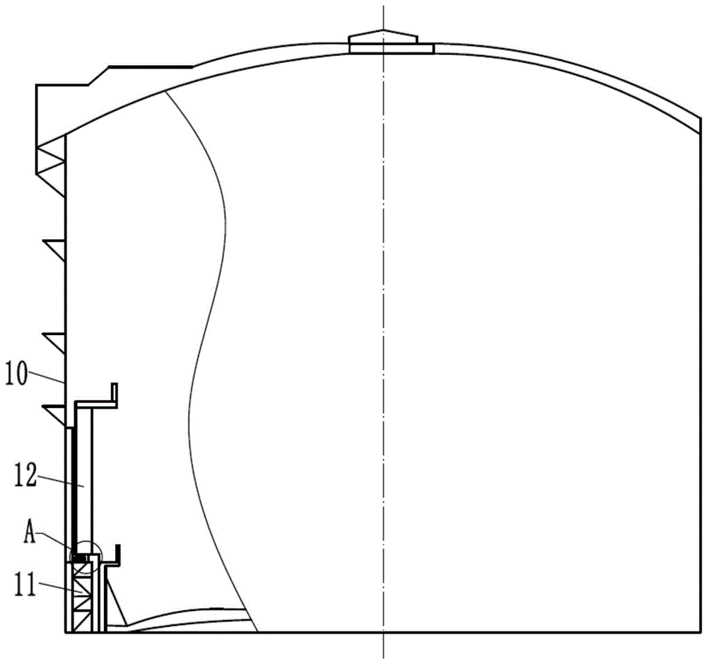 一种橡胶膜密封式干式气柜的制作方法