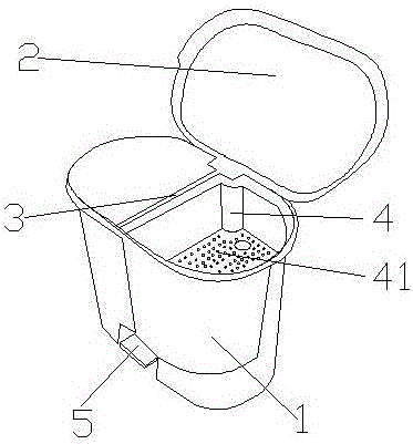 一种过滤式分类桶的制作方法