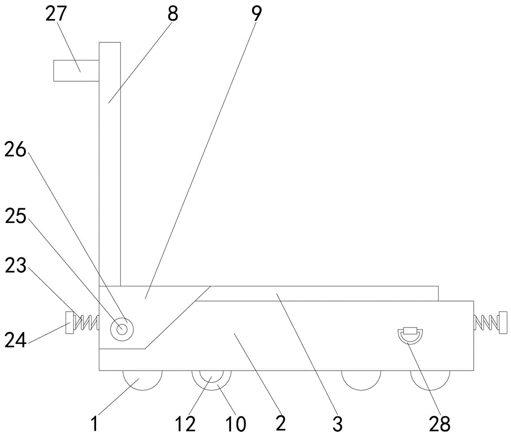 新型可翻转agv车间运输车的制作方法