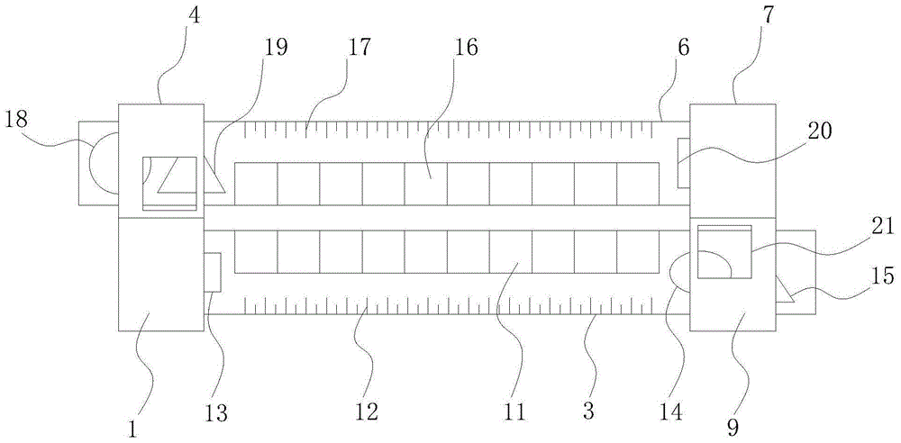 一种小学生数学分合练习尺的制作方法