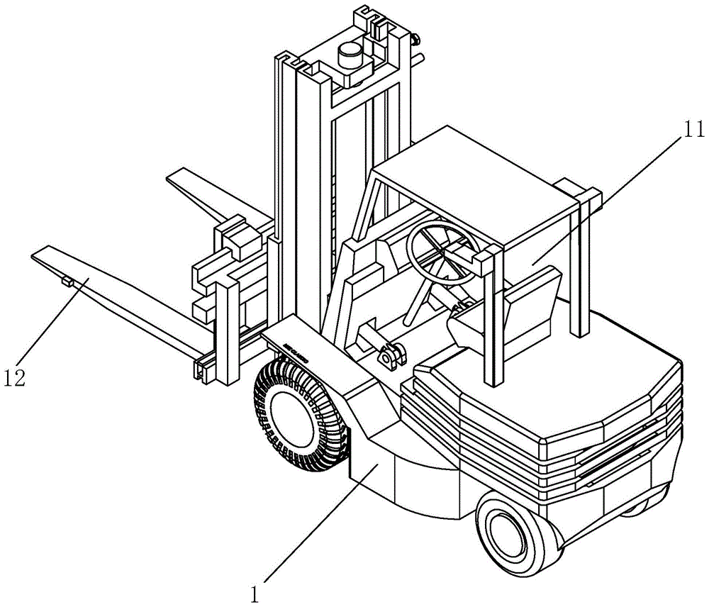 一种便于上货的叉车的制作方法