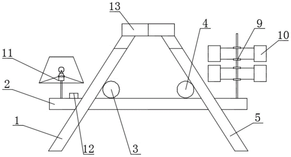 用于园林树木的稳固支撑支架的制作方法