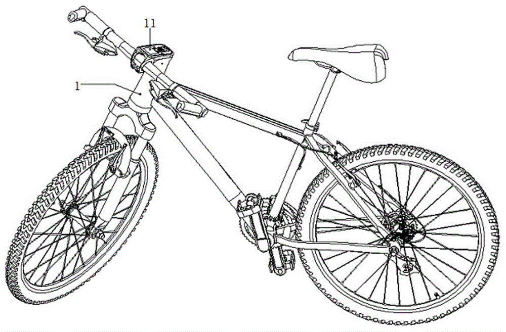 一种把立自行车机械锁的制作方法