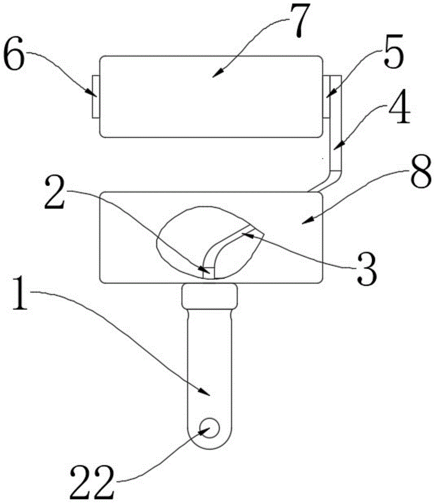 一种涂料涂抹刷的制作方法