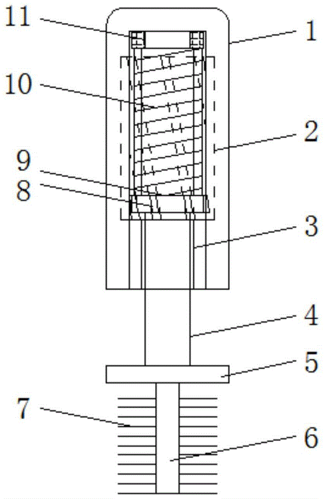 一种孔缝内部清理打磨弹簧刷的制作方法