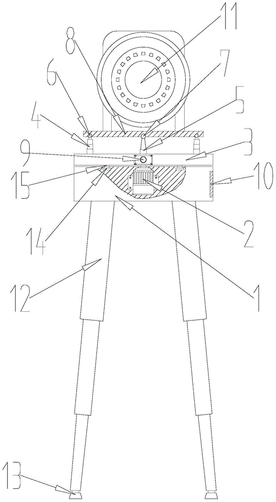 一种具有方向调节功能的激光测量仪固定装置的制作方法