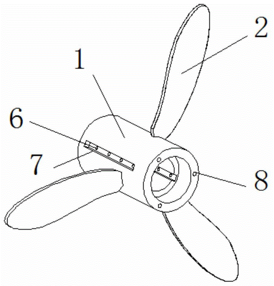 方便拆卸安装的螺旋桨结构的制作方法