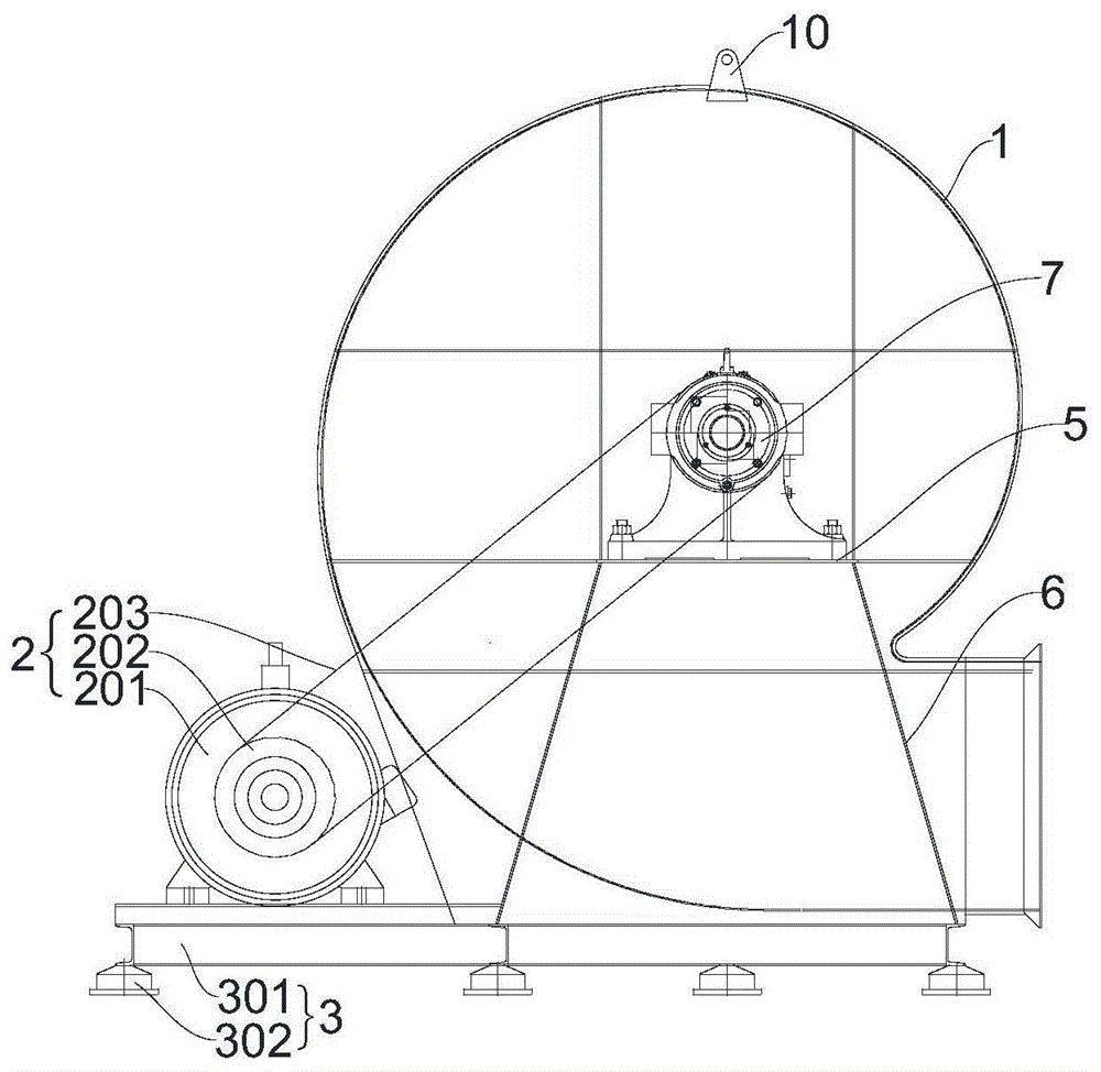 一种用于铁路轨道吸污风机的制作方法