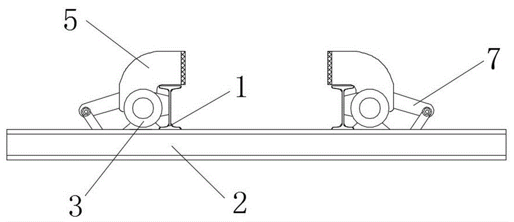 一种井下煤矿阻车器的制作方法