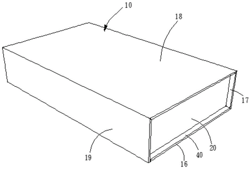 折叠式包装盒的制作方法