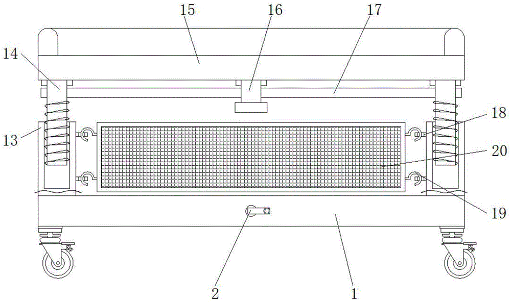 一种具有防倾倒结构的体育教学用器材架的制作方法