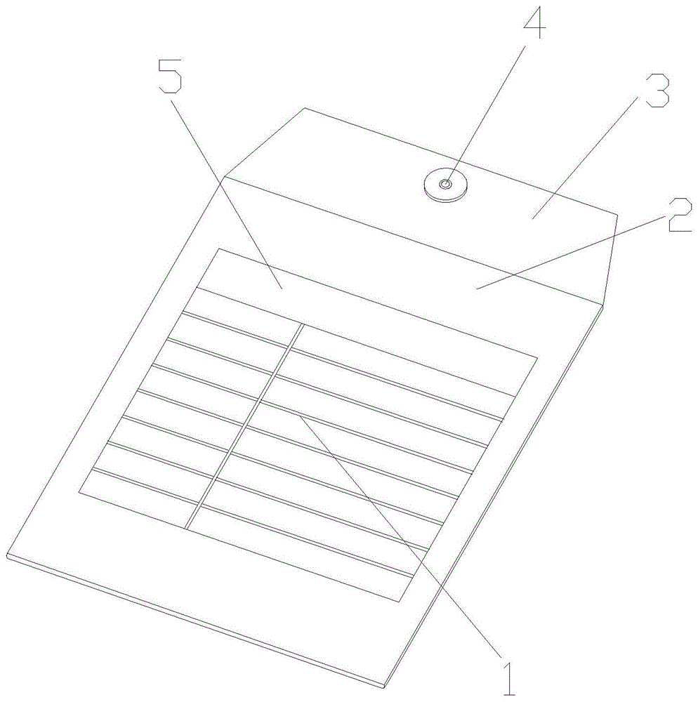 一种防火文件资料存放袋的制作方法