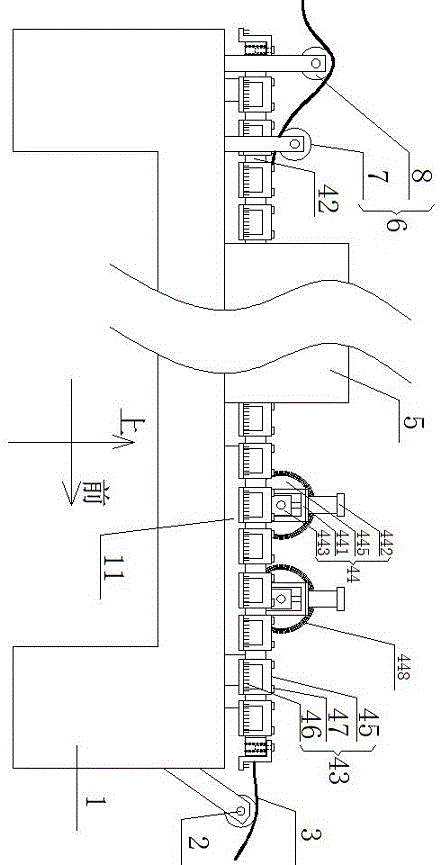 一种皮革布料传输机构的制作方法