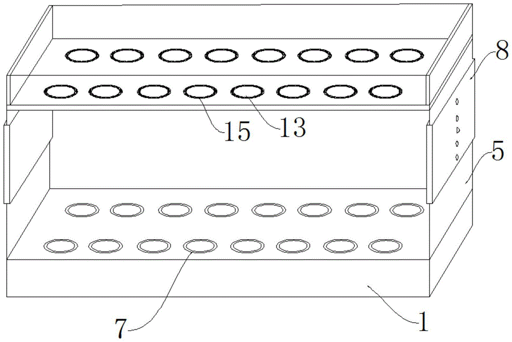 一种医学检验用试管架的制作方法