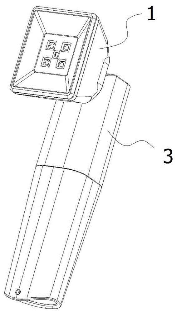 本实用新型涉及一种使用紫外线照明进行消毒的灯具,具体的其利用独特