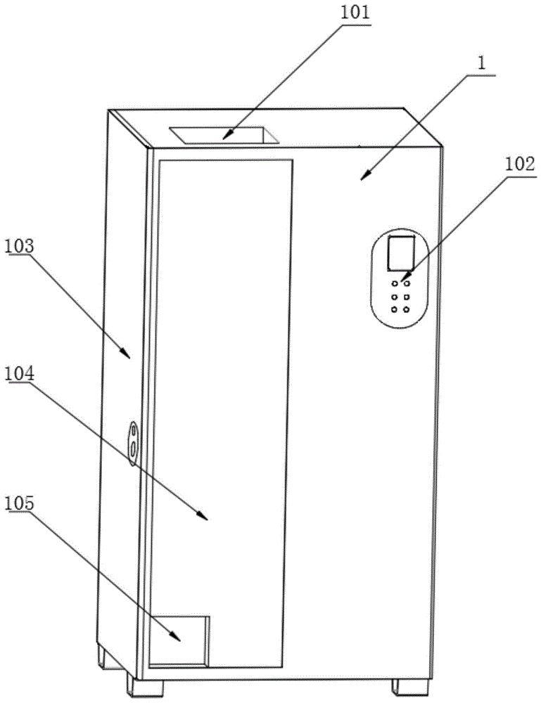 医用拖鞋消毒存取柜的制作方法